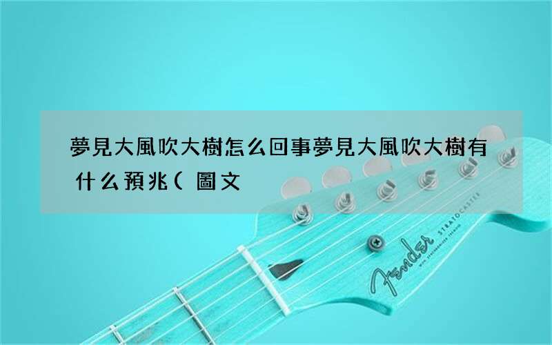 夢見大風吹大樹怎么回事 夢見大風吹大樹有什么預兆