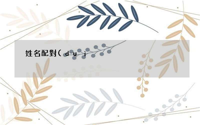 姓名配對(duì)緣分測(cè)試98% 兩個(gè)人的名字注定緣分