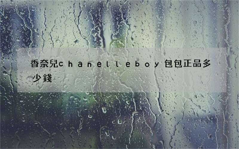 香奈兒chanel leboy包包正品多少錢