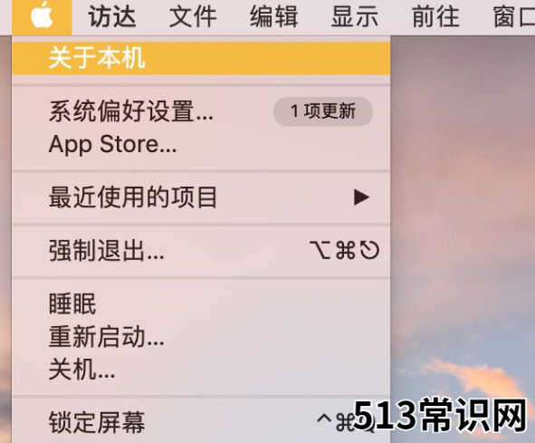 苹果电脑系统怎么查看电脑配置